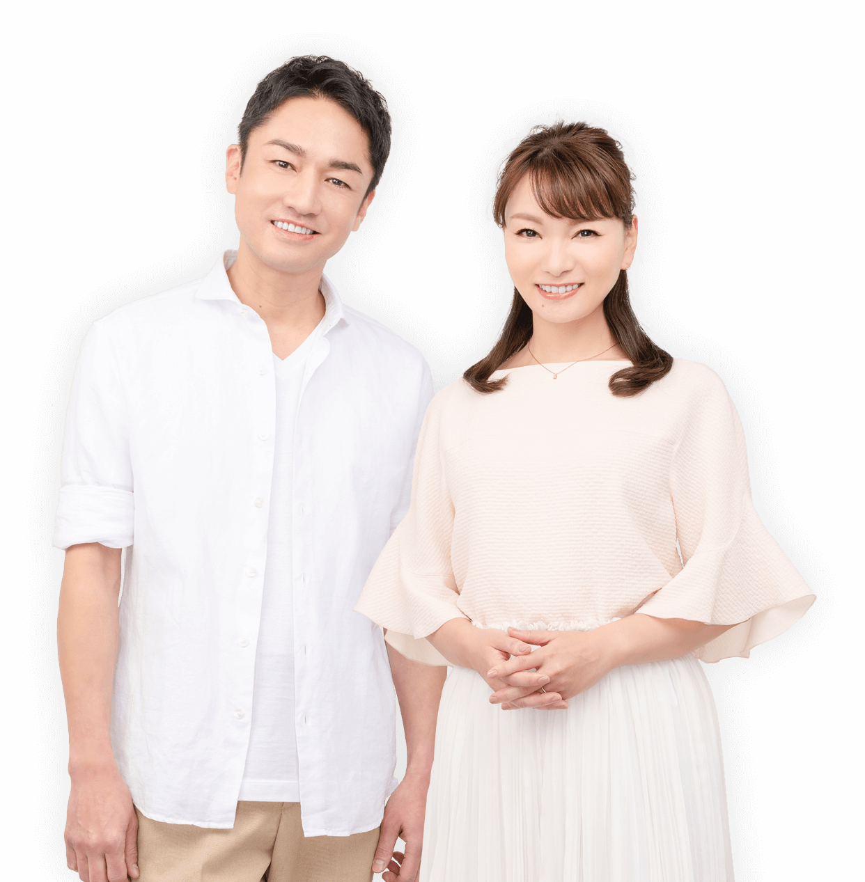 タレント 保田圭さん、イタリア料理研究家 小崎陽一 さん